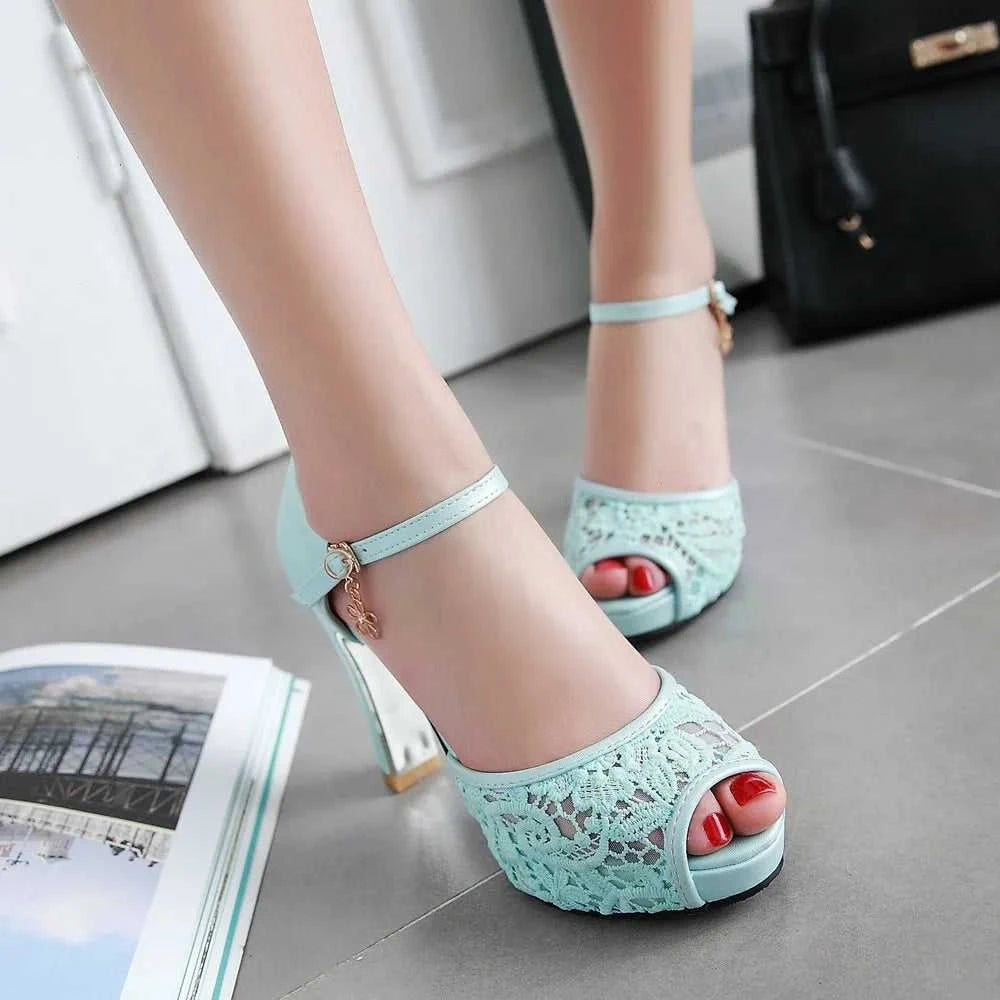 women Summer lace mesh shoes Fish Mouth high heel ladys platform sandals evening dress wedding shoes 2025 zapatos de mujer 43 The jack market .AU The jack market .AU Step Up Your Style: Trendy Shoes for Every Occasion! $ 92 14:193#black;200000124:200000333