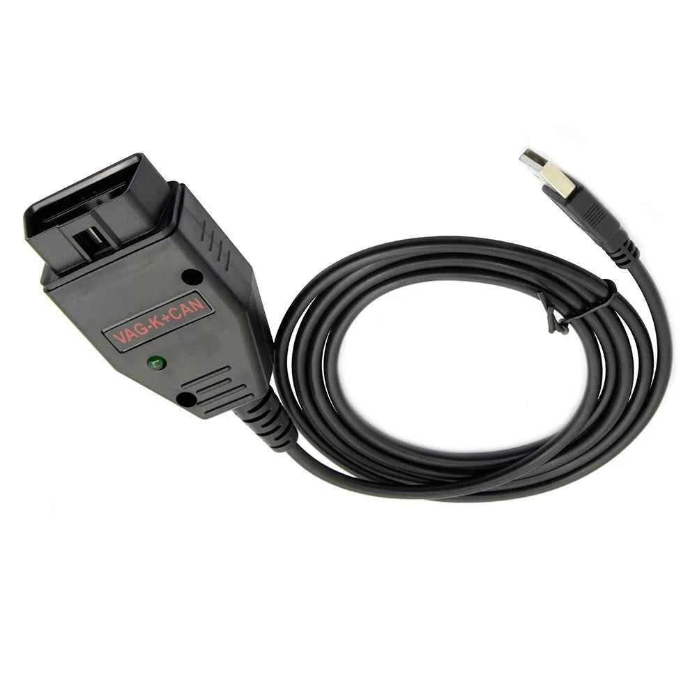 VAG K CAN Commander 1.4 FTDI PIC18F25K80 K+CAN 1 4 OBD 2 OBD2 Auto Car Diagnostic Tools Interface COM K-line Cable