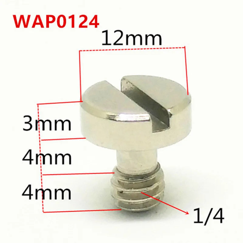 Jadkinsta 1/4 3/8 flat head Convert Slotted Screw Adapter Thread Camera Screw Mount Adapter for DSLR Camera Tripod Light Stand