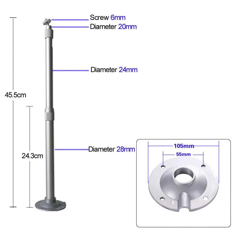 Universal 20-40cm Projector Ceiling Wall Mount Aluminium Bracket 15KG Capacity 360 Degree Adjustable Projector Ceiling Mount St The jack market .AU The jack market .AU Accessories Electronics $ 58 14:350853