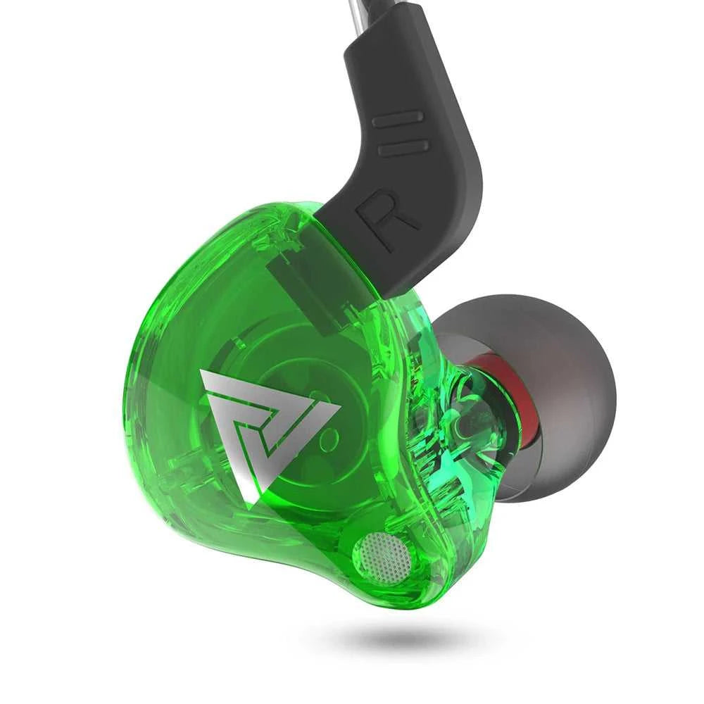 QKZ AK6 Wired Headphones Dual Drive HiFi Earphone with Microphone 3.5mm Sport Running Music Earbuds Bass Stereo Headset Original The jack market .AU The jack market .AU Accessories Electronics $ 51 14:350853#AK6 Green B