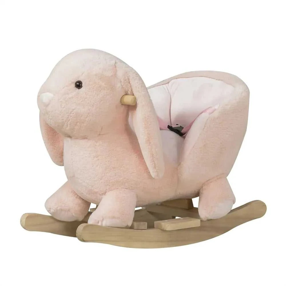 Homcom Rocking Horse Rabbit for Babies 18-36 Months with Sound and Belt The jack market .AU The jack market .AU Little Wonders $ 155 200007763:201336104