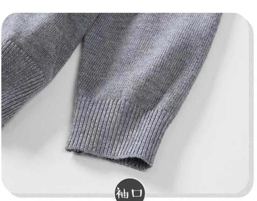 2023 new Spring Autumn Boys Sweater Solid Color Keep Warm Knitting Jacquard Weave V-neck Cardigan For Kids 2-10 Years Old The jack market .AU The jack market .AU Mum & Kids: Essential Products for Every Family $ 42 14:1254#Picture Color;200000463:200004187#2T-3T