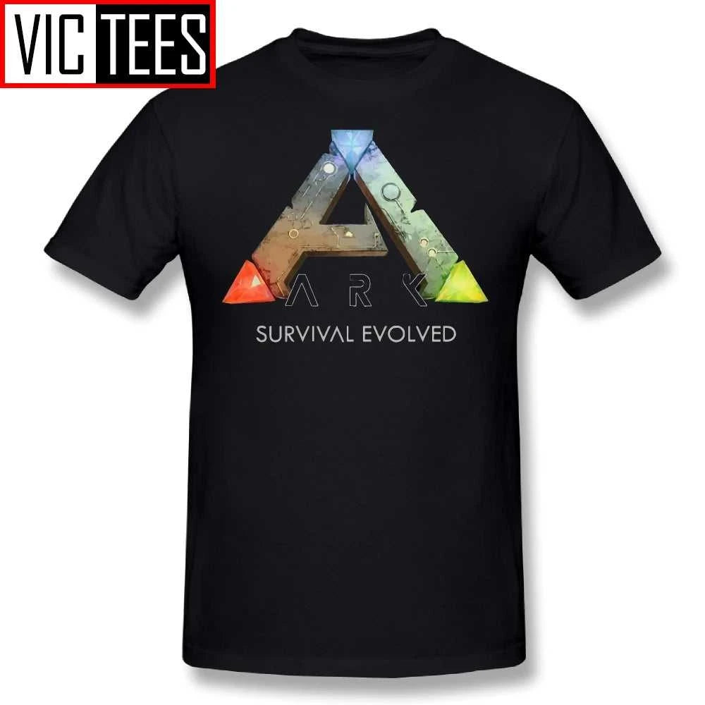 Men Tee Shirts Ark Survival Evolved Games Men Pre-Cotton T-Shirts Casual Round Collar T Shirts Black The jack market .AU The jack market .AU Men Fashion $ 35 14:496;5:100014066