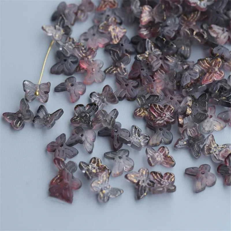 New Design Butterfly Glass Beads Handmade Material 10mm Gradient Loose Pendant Jewelry Accessories For Earring DIY Charms Beads The jack market .AU The jack market .AU Jewellery & Chains $ 53 14:200004891#10;200000196:1181#10mm (50PCS)
