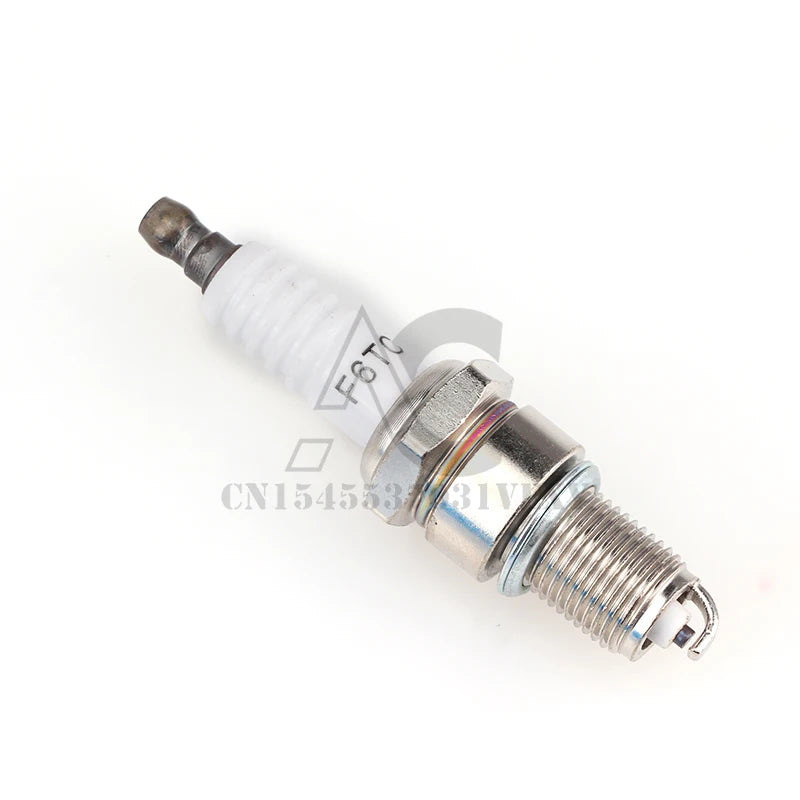 2 pieces of high-quality F6TC/F7TC spark plugs are suitable for all kinds of lawn mowers, electric saws, engine generators