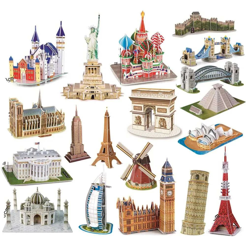 40 Style World Famous Architecture Building 3D Puzzle Model Construction 3D Jigsaw Puzzle Toys For Kids Christmas Gift The jack market .AU The jack market .AU Little Wonders $ 50 14:200004870#668-20