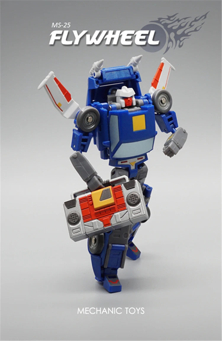 Mini Soundwave With Laserbeak Transformation MFT HS-03 HS03 Hot Soldiers G1 Pocket War Deformation Action Figure Robot Toy Gifts