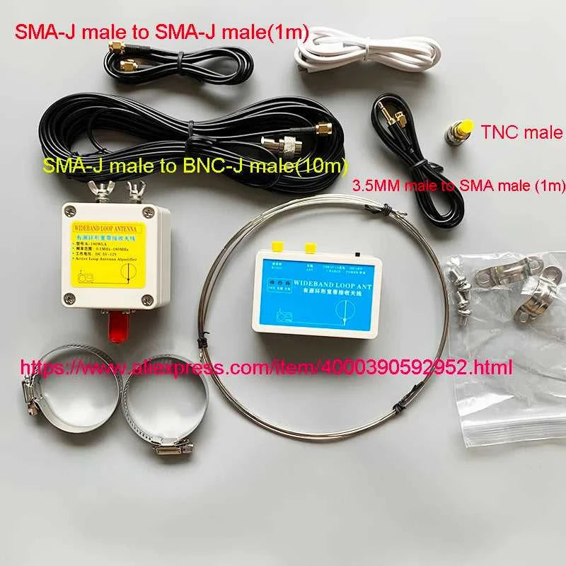 2025 NEW version K180WLA 0.1M-180MHz Active Loop Broadband with Receiving Antenna Kit For SDR Radio K-180 The jack market .AU The jack market .AU Accessories Electronics $ 144 14:29#K-180WLA