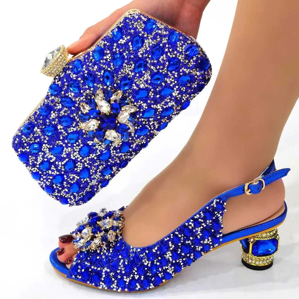Doershow beautiful Italian Shoes And Bag Sets For Evening Party With Stones Italian Leather Handbags Match Bags!!HWE1-1 The jack market .AU The jack market .AU Step Up Your Style: Trendy Shoes for Every Occasion! $ 128 14:175;200000124:100010482