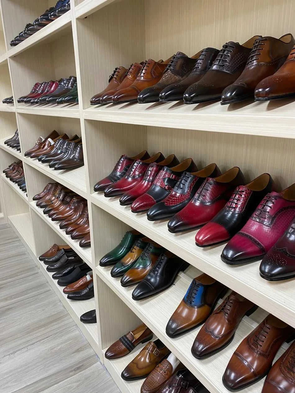 Luxury Italian Men's Oxfords Genuine Leather Brogue Wingtip Wedding Party Dress Shoes for Men Classic Lace-Up Office Formal Shoe The jack market .AU The jack market .AU Step Up Your Style: Trendy Shoes for Every Occasion! $ 130 14:175#Green;200000124:200000288#US 7.5