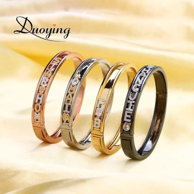 Duoying DIY Slider Charms Custom Name Accessories Zircon Sliding Letter Charms Personalized Letter Replace Jewlery Parts Charm The jack market .AU The jack market .AU Jewellery & Chains $ 73 200000783:193;200001034:200003758#Rose Gold no Charm;200007763:201336100