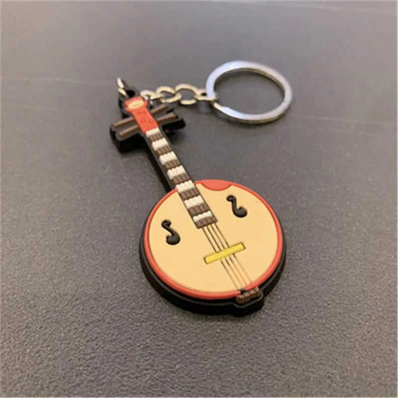 30Pcs Guitar Keychain Man Women Punk Violin Musical Instrument Silicone Pendant Keyring Holder Friends Gifts Bag Jewelry The jack market .AU The jack market .AU Jewellery & Chains $ 61 14:193#Style B