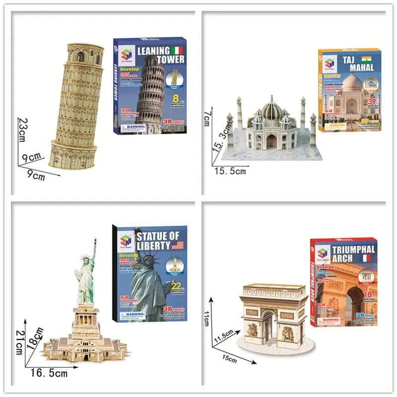 40 Style World Famous Architecture Building 3D Puzzle Model Construction 3D Jigsaw Puzzle Toys For Kids Christmas Gift The jack market .AU The jack market .AU Little Wonders $ 50 14:200004870#668-20