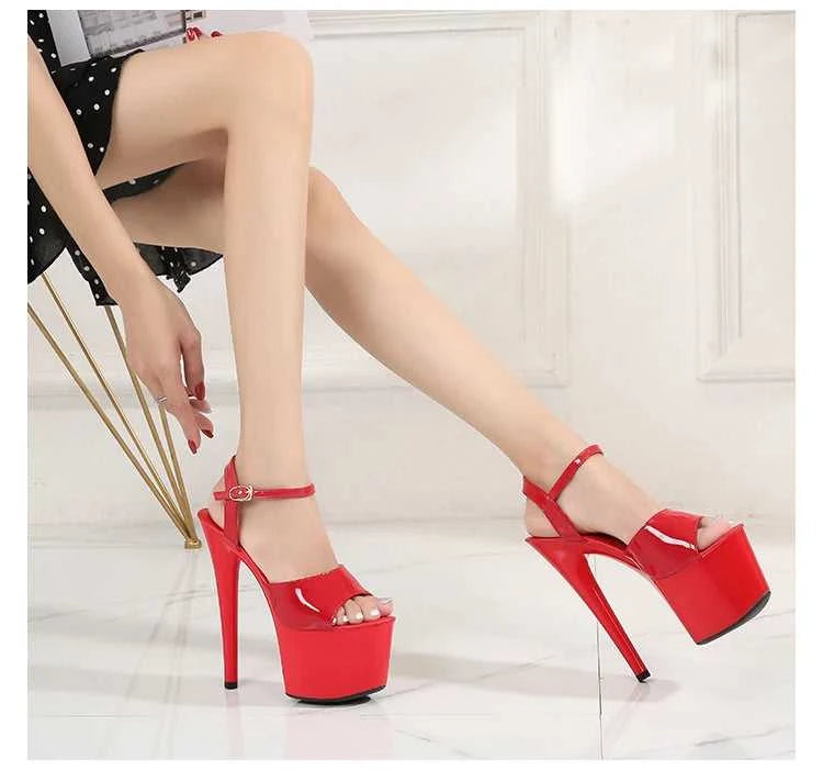 2022 Stripper Pole Dance Shoes High Heels Women Sexy Show Shoes Party Club 13 15 17CM Sandals Platform High-heeled Shoes Wedding The jack market .AU The jack market .AU Step Up Your Style: Trendy Shoes for Every Occasion! $ 94 14:366#Blue leopard;200000124:3434