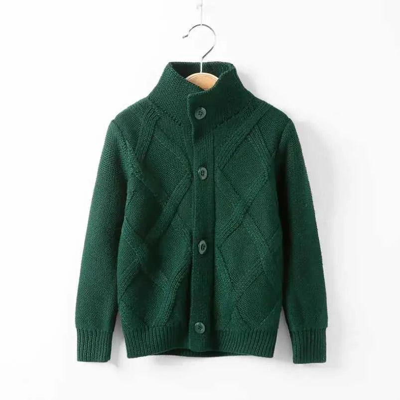 2023 new Spring Autumn Boys Sweater Solid Color Keep Warm Knitting Jacquard Weave V-neck Cardigan For Kids 2-10 Years Old The jack market .AU The jack market .AU Mum & Kids: Essential Products for Every Family $ 42 14:1254#Picture Color;200000463:200004187#2T-3T