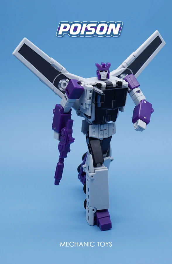Mini Soundwave With Laserbeak Transformation MFT HS-03 HS03 Hot Soldiers G1 Pocket War Deformation Action Figure Robot Toy Gifts