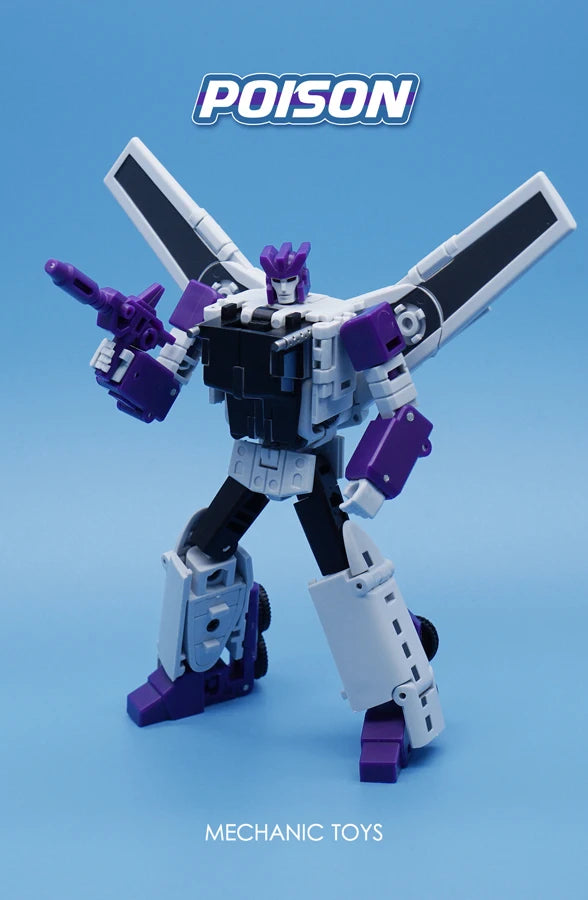 Mini Soundwave With Laserbeak Transformation MFT HS-03 HS03 Hot Soldiers G1 Pocket War Deformation Action Figure Robot Toy Gifts