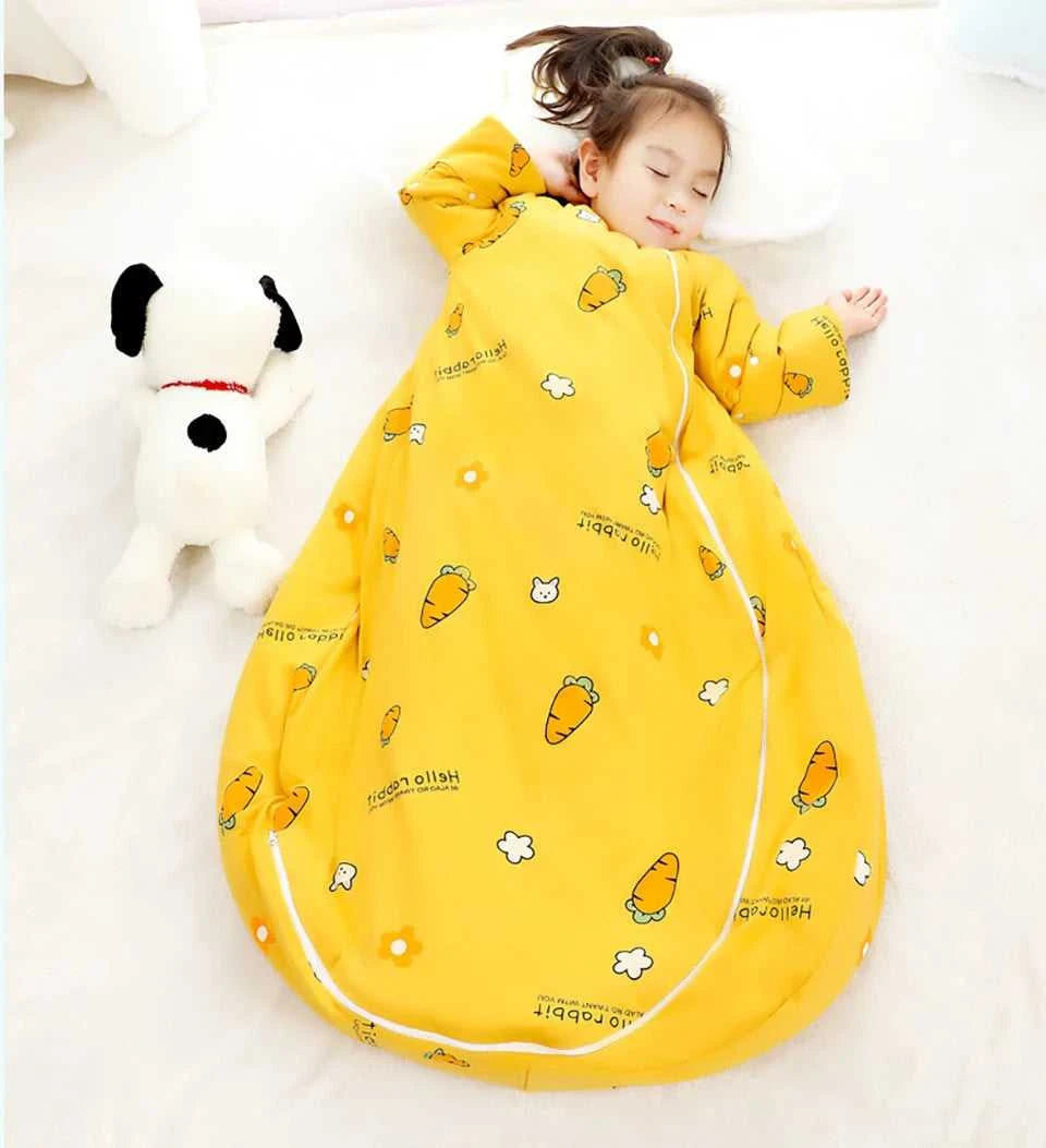 Sleeping Bag For Children 2.5Tog Baby Sleeping Bag Winter Thick Detachable Sleeves Anti-Kick Blanket Infant Quilt Sleepwear The jack market .AU The jack market .AU Mum & Kids: Essential Products for Every Family $ 63 14:771#dog 2.5tog;200000463:200661896#M(80cm)