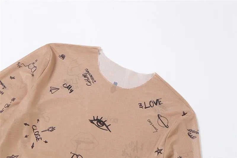 Sexy tight-fitting one-piece Top Women Long-Sleeved Bodysuits O-Neck Basic Party Wear Print Summer Wild Slim Bodysuits The jack market .AU The jack market .AU Woman Fashion $ 50 14:200001438;5:100014064