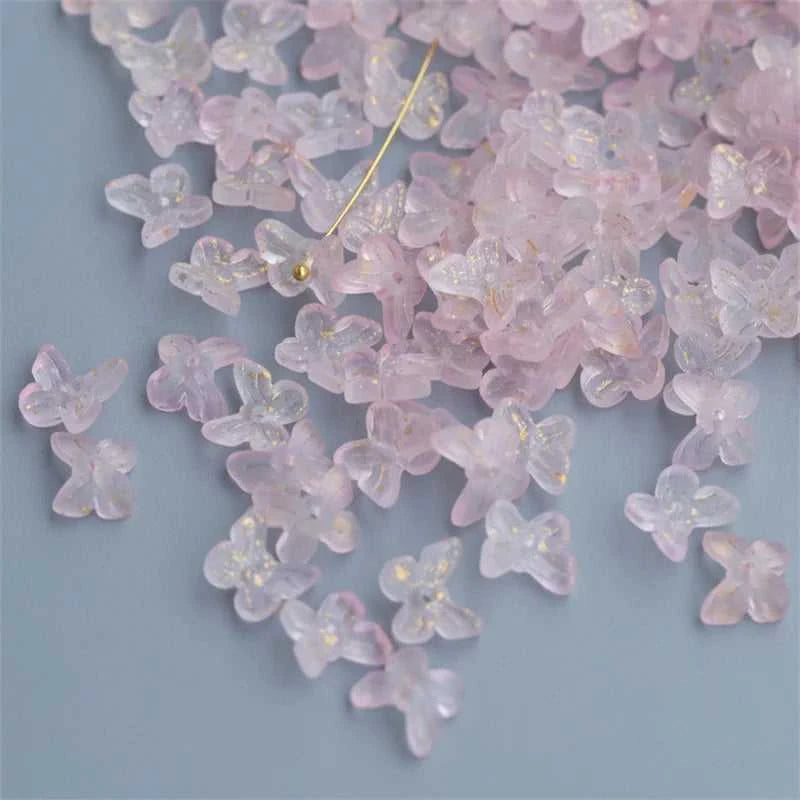 New Design Butterfly Glass Beads Handmade Material 10mm Gradient Loose Pendant Jewelry Accessories For Earring DIY Charms Beads The jack market .AU The jack market .AU Jewellery & Chains $ 53 14:200004891#10;200000196:1181#10mm (50PCS)