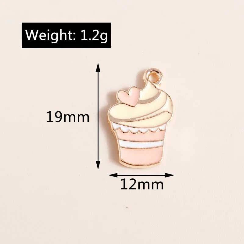 10pcs Mix Enamel Cute Food Drink Ice Cream Cake Juice Cola Charms Pendants for Necklaces Handmade DIY Jewelry Making Accessories The jack market .AU The jack market .AU Jewellery & Chains $ 48 200001033:200005183#style 431