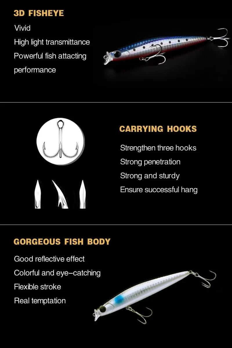 Fishing lure 1pcs Topwater Minnow 11cm 17g wobblers Pike Sea Spinning Artificial hard Bait swimbait Jerkbait carp Fishing Pesca The jack market .AU The jack market .AU Fishing Gear $ 21 14:366#B