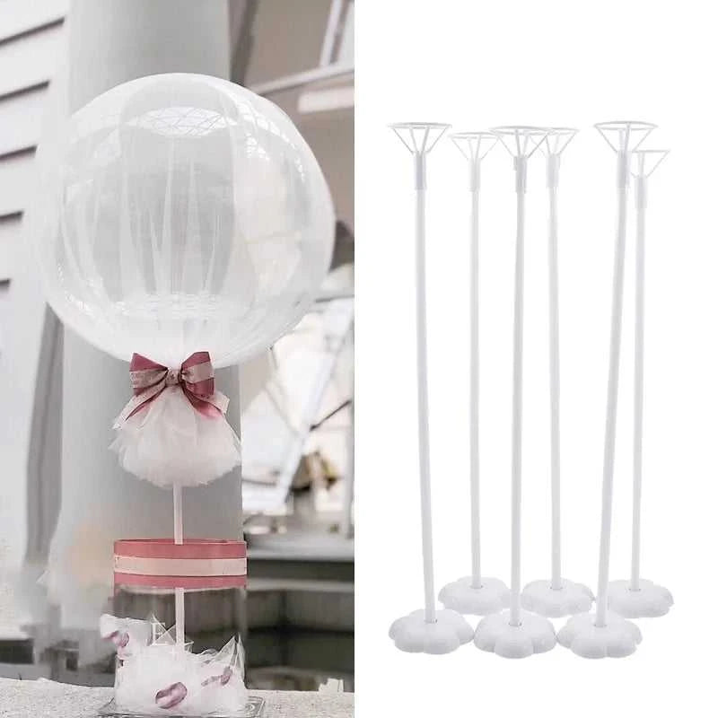 6pcs Balloon Stand Base DIY Balloon Holder Column Support Wedding Table Decoration Adult Kids Birthday Party Baby Shower Favors The jack market .AU The jack market .AU Home $ 25 14:7670#yellow