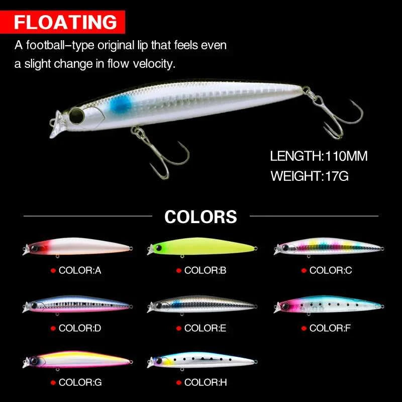Fishing lure 1pcs Topwater Minnow 11cm 17g wobblers Pike Sea Spinning Artificial hard Bait swimbait Jerkbait carp Fishing Pesca The jack market .AU The jack market .AU Fishing Gear $ 21 14:366#B