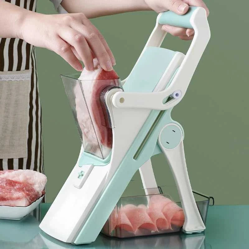 Donirt 5 in 1 Vegetable Cutter Mandoline Slicer Manual Food Chopper Fruit Potato Cucumber Carrot Meat Slicer Shredder Safe Slice The jack market .AU The jack market .AU Home $ 65 14:200006153#5 Blades