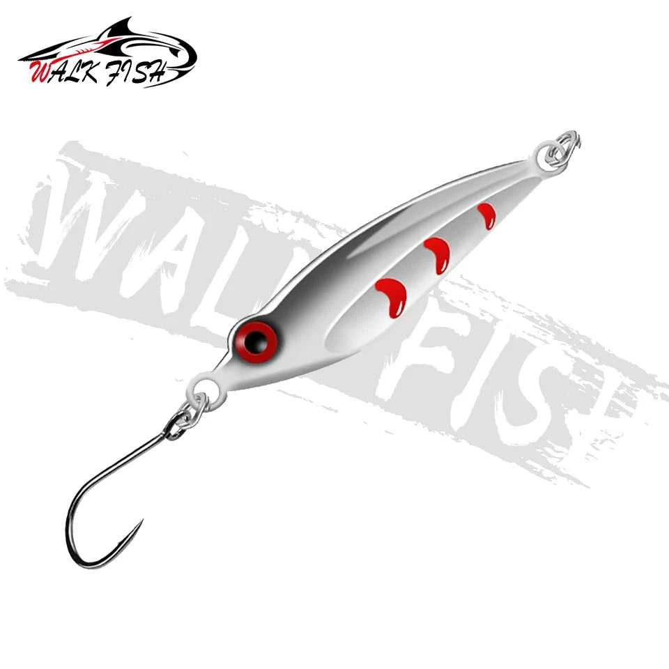 WALK FISH 3g 5g Metal Spoon Sequins Fishing Lure Winter Ice Jigging Crankbait Sinking Artifical Bait With Single Hook For Bass The jack market .AU The jack market .AU Fishing Gear $ 27 14:29#Gold;5:200000530#5g