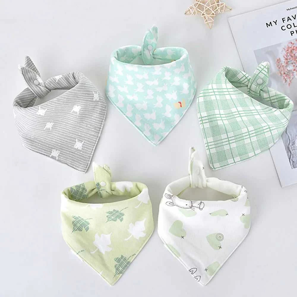 5Pcs/Lot Baby Bandana Bibs Cotton Triangle Double Layer Infant Feeding Burp Cloths Saliva Towel Apron Newborn Accessories The jack market .AU The jack market .AU Mum & Kids: Essential Products for Every Family $ 27 14:173#8;200007763:201336100