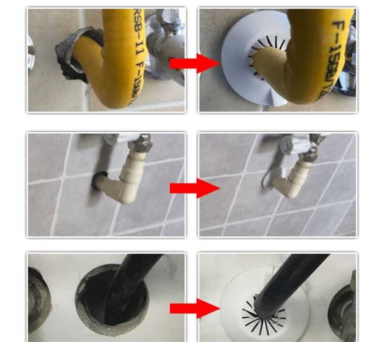 2pcs Plastic Wall Hole Duct Cover Shower Faucet Angle Valve Pipe Plug Decoration Cover Snap-on Plate Kitchen Faucet Accessories The jack market .AU The jack market .AU Home $ 48 14:200002984#4