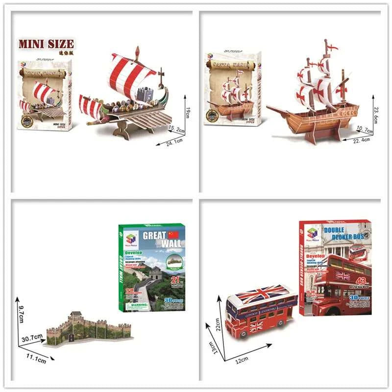 40 Style World Famous Architecture Building 3D Puzzle Model Construction 3D Jigsaw Puzzle Toys For Kids Christmas Gift The jack market .AU The jack market .AU Little Wonders $ 50 14:200004870#668-20