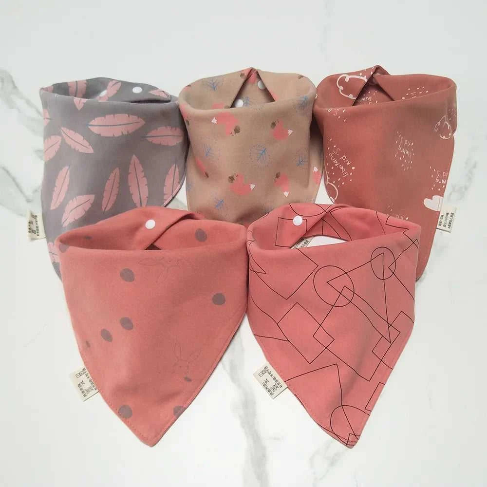 5Pcs/Lot Baby Bandana Bibs Cotton Triangle Double Layer Infant Feeding Burp Cloths Saliva Towel Apron Newborn Accessories The jack market .AU The jack market .AU Mum & Kids: Essential Products for Every Family $ 27 14:173#8;200007763:201336100
