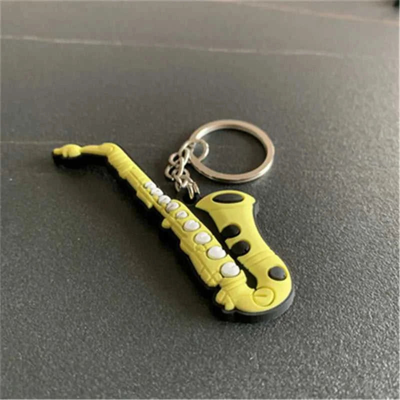 30Pcs Guitar Keychain Man Women Punk Violin Musical Instrument Silicone Pendant Keyring Holder Friends Gifts Bag Jewelry The jack market .AU The jack market .AU Jewellery & Chains $ 61 14:193#Style B