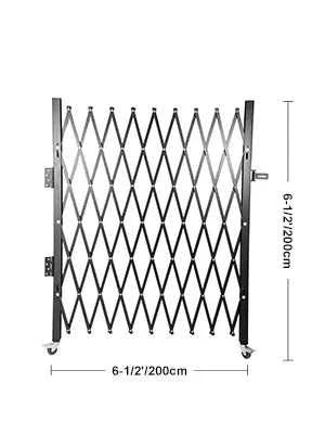 SucceBuy Single Folding Security Gate 1.5-2mx1.22-3.66m Folding Door Gate Steel Accordion Flexible Expanding Security Gate Black The jack market .AU The jack market .AU Home $ 219 14:771#black 1.66x1.22m;200007763:100014852