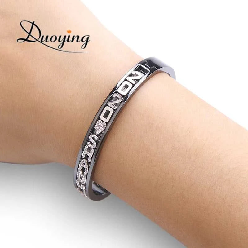 Duoying DIY Slider Charms Custom Name Accessories Zircon Sliding Letter Charms Personalized Letter Replace Jewlery Parts Charm The jack market .AU The jack market .AU Jewellery & Chains $ 73 200000783:193;200001034:200003758#Rose Gold no Charm;200007763:201336100