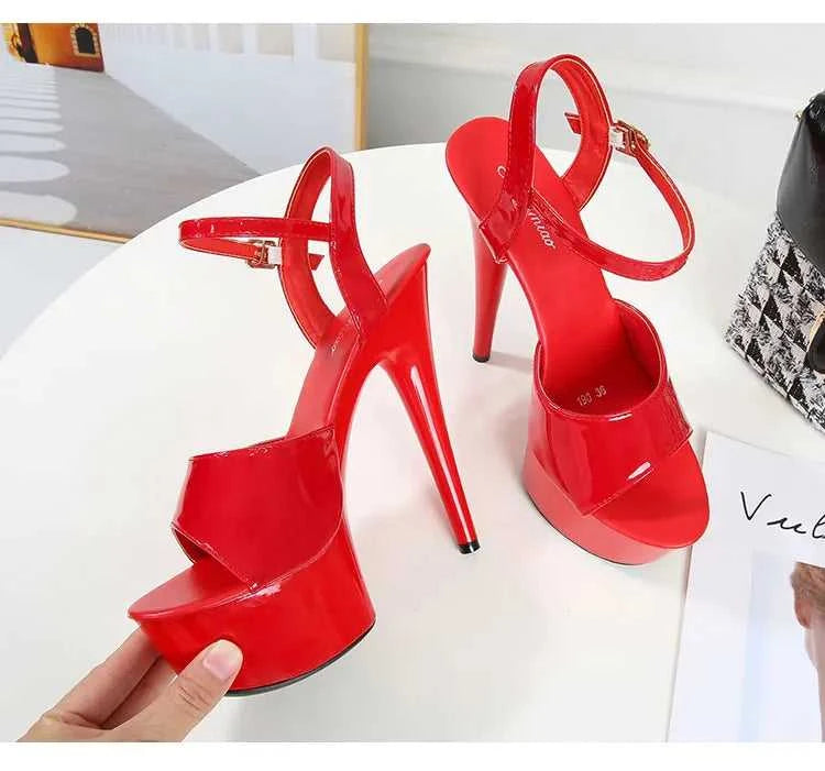 2022 Stripper Pole Dance Shoes High Heels Women Sexy Show Shoes Party Club 13 15 17CM Sandals Platform High-heeled Shoes Wedding The jack market .AU The jack market .AU Step Up Your Style: Trendy Shoes for Every Occasion! $ 94 14:366#Blue leopard;200000124:3434