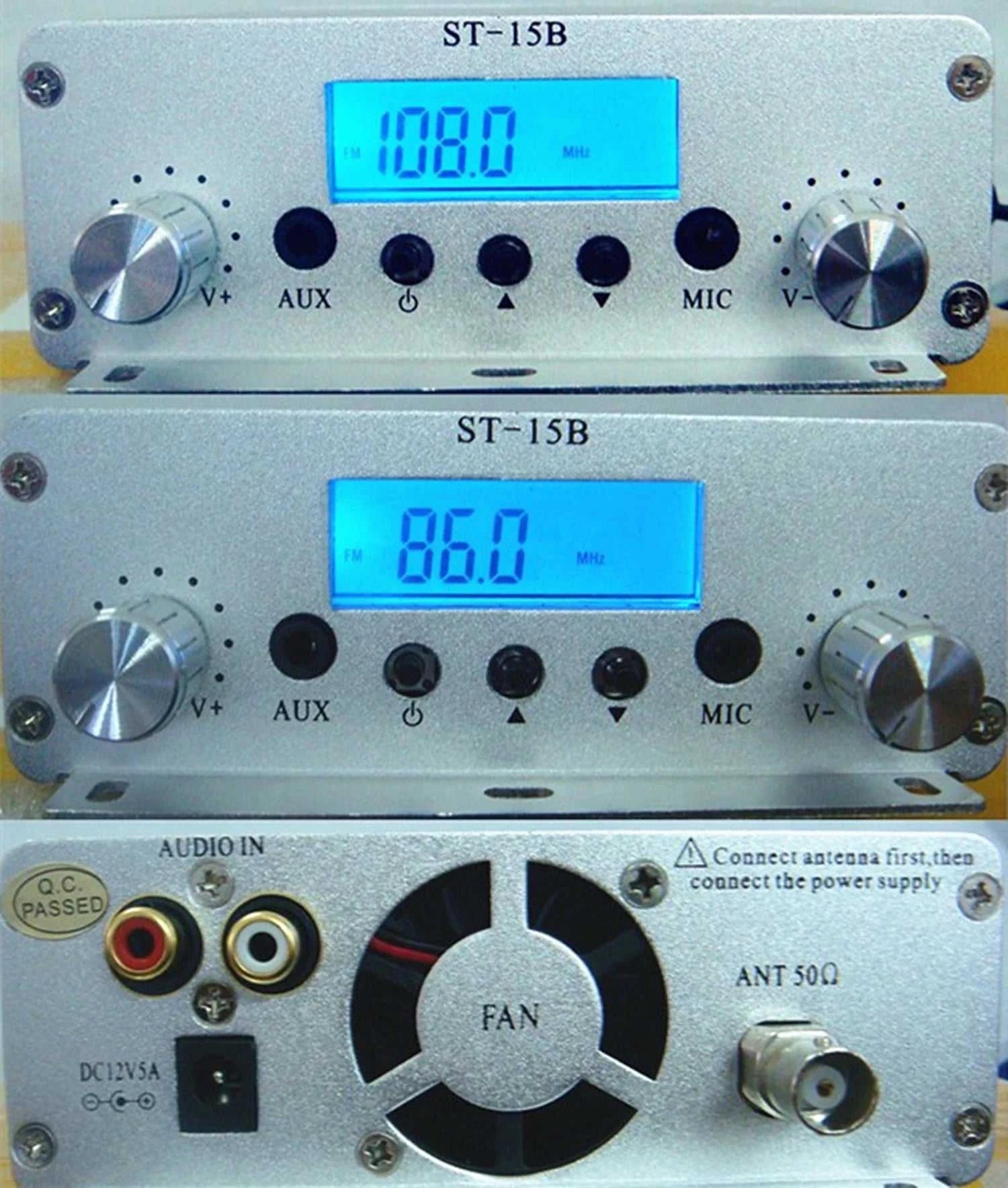 V1 Radio station stereo PLL FM transmitter broadcast station 86-108MHZ 15w Car Church Radio Community Broadcasting The jack market .AU The jack market .AU Accessories Electronics $ 127 14:29#BNC;200007763:201336100