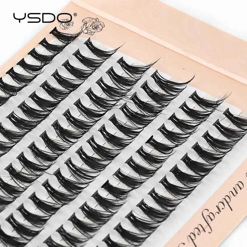 Fluffy 3D Eyelash Extensions - 10/20/30D Individual Soft & Dramatic Lashes for Effortless Makeup Looks