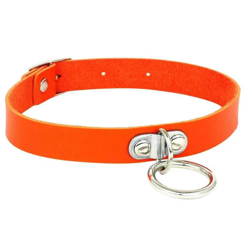 Round PU Leather Choker Collar For Women Gothic Punk Necklace Chain Harajuku Sexy Chocker Necklaces Jewelry Birthday Party Gifts The jack market .AU The jack market .AU Jewellery & Chains $ 54 200001034:200003761#8