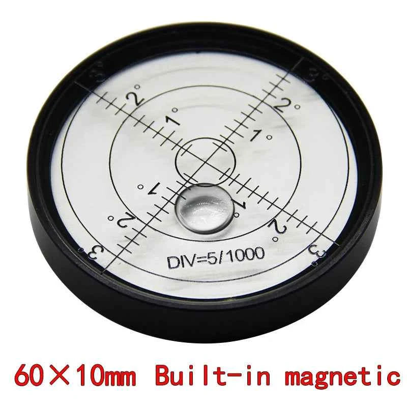 Magnetic Mini Level Meter - High Precision Metal Bubble for Perfectly Level Surfaces, Compact 60x10mm Design