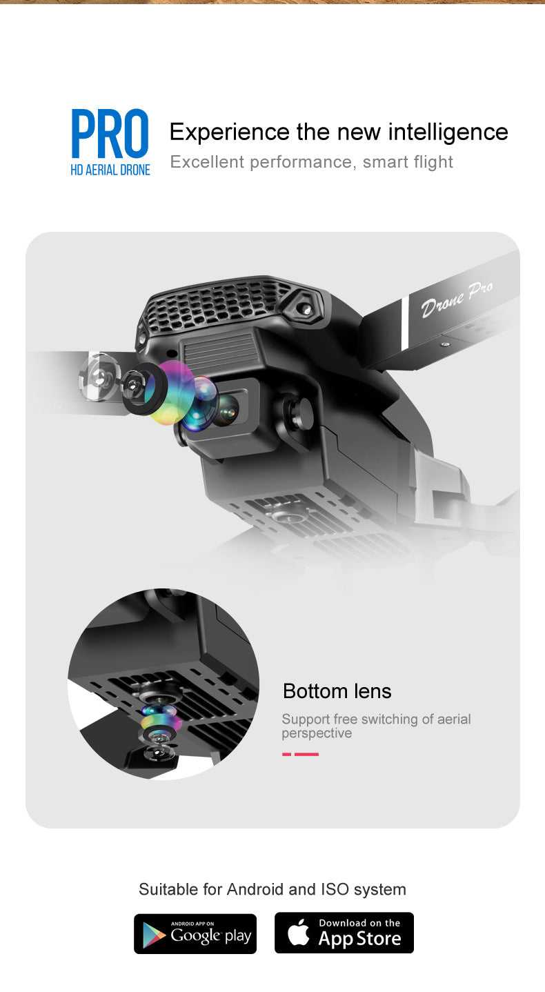 E88pro Drone Professional Dron Optical Flow 4k Dual Camera Aerial Photography Four Axis Aircraft RC Quadrotor children's toys The jack market .AU The jack market .AU Drones $ 72 14:1052#Gray-Two Camera