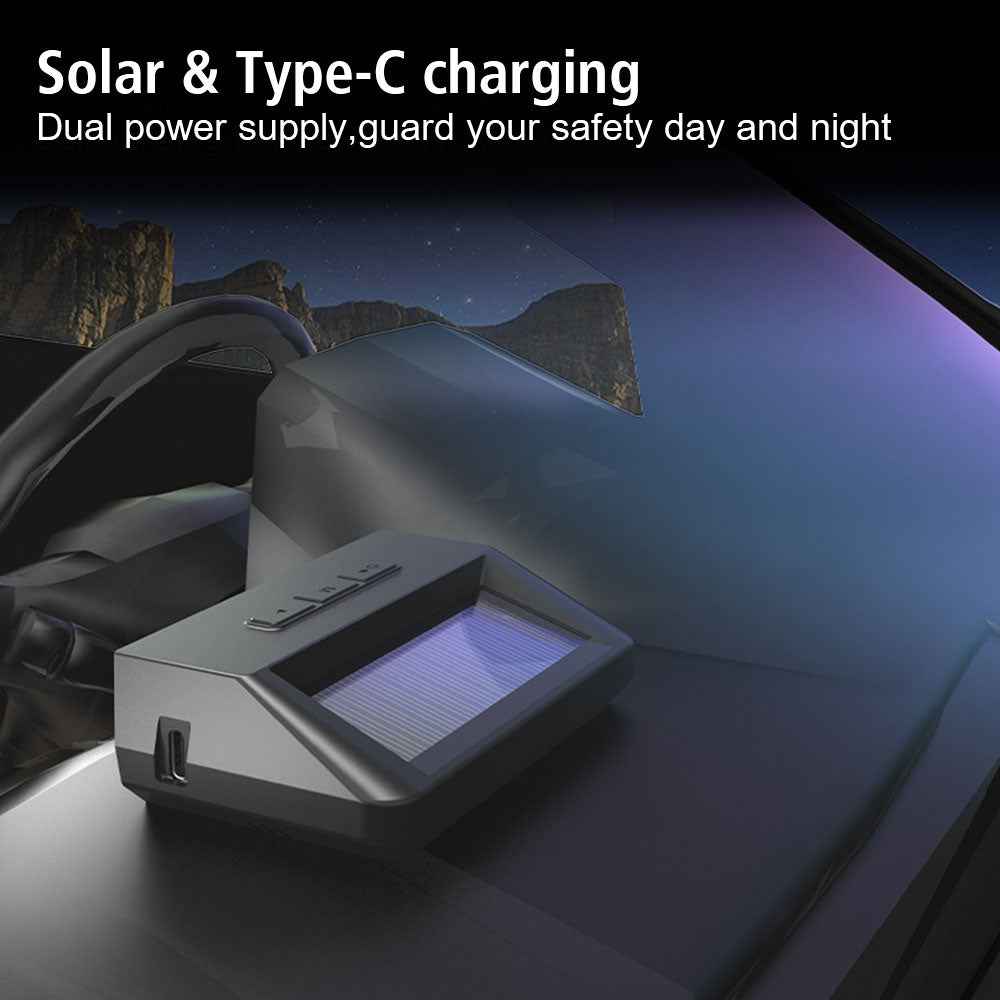 Universal Auto Security Alarm Systems In Car Temperature Display Car Tire Pressure Monitoring System USB / Solar TPMS