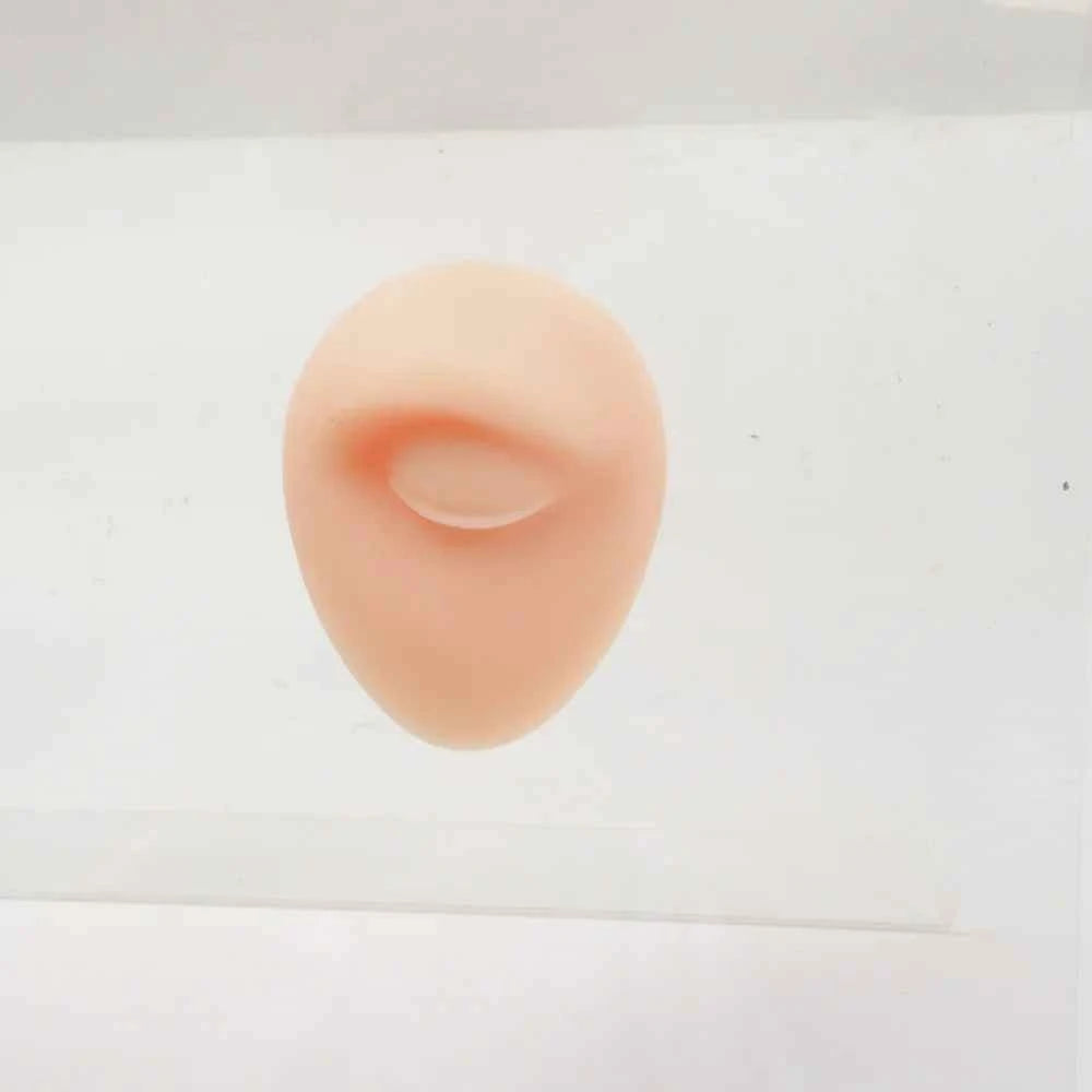 Soft Silicone Simulation Ear Nose Lip Tongue Models 3D Body Piercing Practice Parts for Piercing,Tattooing,Acupuncture Practice