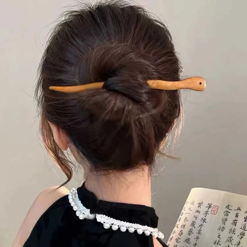 Chinese Style Elegant Wood Hair Stick For Women Girl Hairpins Simple Hair Fork Vintage Hanfu Cheongsam Headwear Hair Accessories The jack market .AU The jack market .AU Jewellery & Chains $ 49 200001033:361188#Wood
