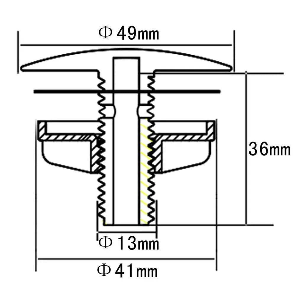 Bathroom Kitchen Toilet Sink Stopper Part Parts Replace Replacement Tap Hole 1 Piece Tool 1pc 49mm ABS Plastic The jack market .AU The jack market .AU Home $ 47 200007763:201336100