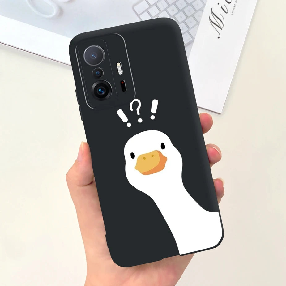 Xiaomi 11T Pro Case - Cute Cartoon Design, Soft Silicone Protection for Xiaomi Mi 11T Pro & 11TPro