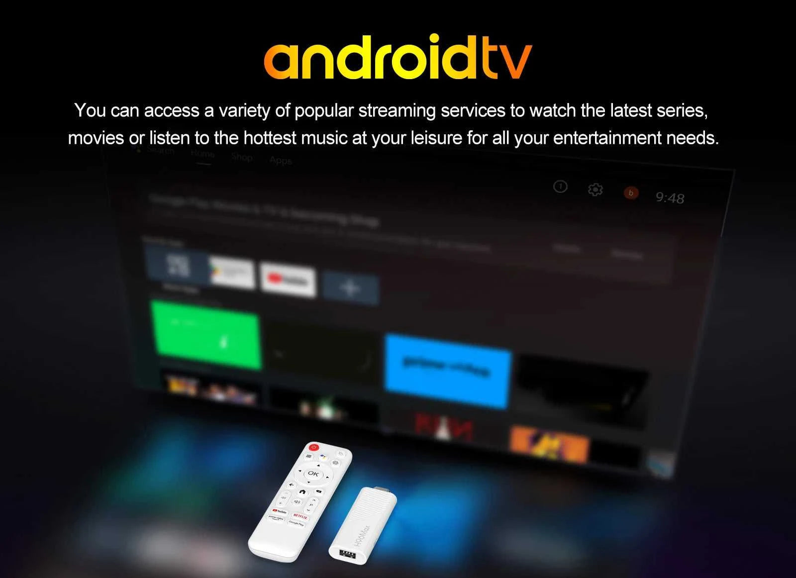 Smart TV Stick H96 MAX H313 Android 14 2.4G 5G Wifi6 BT5.0 Quad Core Home Media Player Voice Assistant Remote TV Stick The jack market .AU The jack market .AU Accessories Electronics $ 77 14:365458#2G 16G